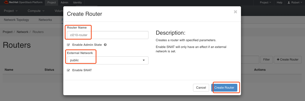type in router form